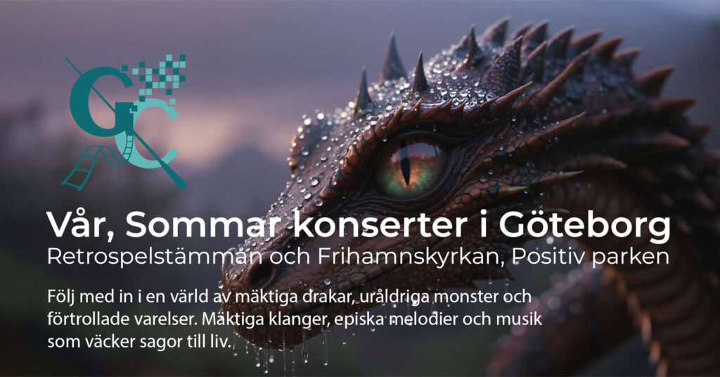 Konserter tema drakar för Gothia concentus vår och sommar 2026